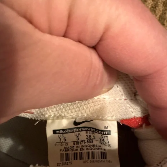 Nike Women's Trail Blazers High-Top Sneakers - Size 7.5 - Picture 9 of 10